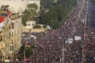 Masiva marcha contra Mursi