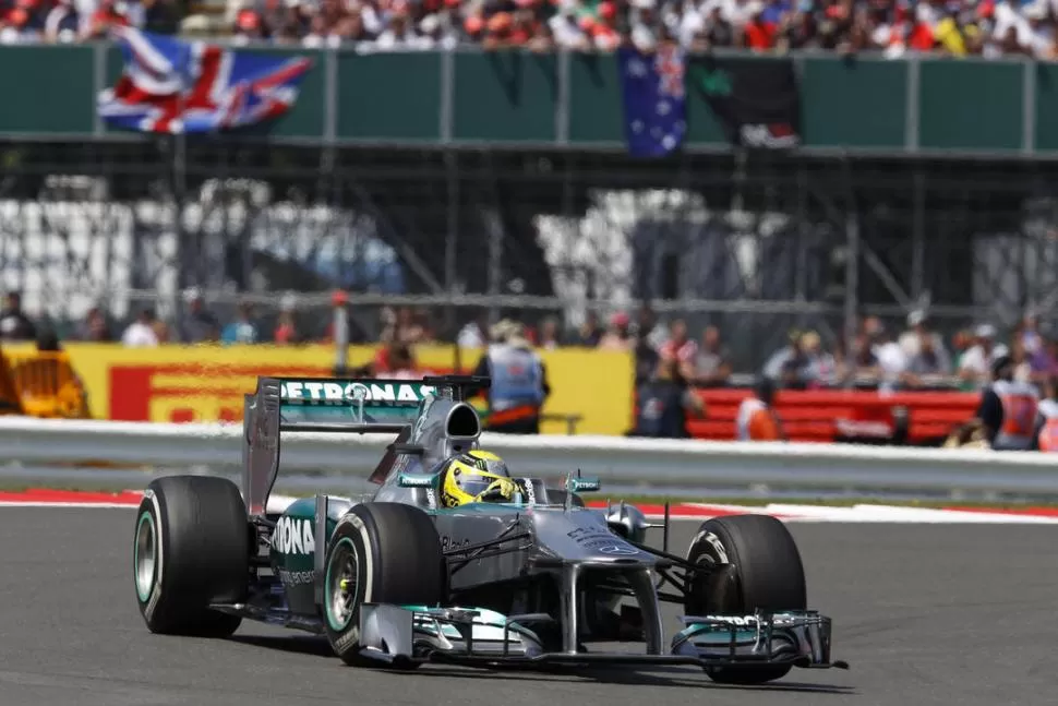 OTRA VICTORIA. La escudería alemana pasó al segundo lugar del campeonato a partir del éxito que obtuvo el alemán Nico Rosberg en el mítico Silverstone. 