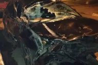 Antonio Ríos sufrió un violento accidente automovilístico