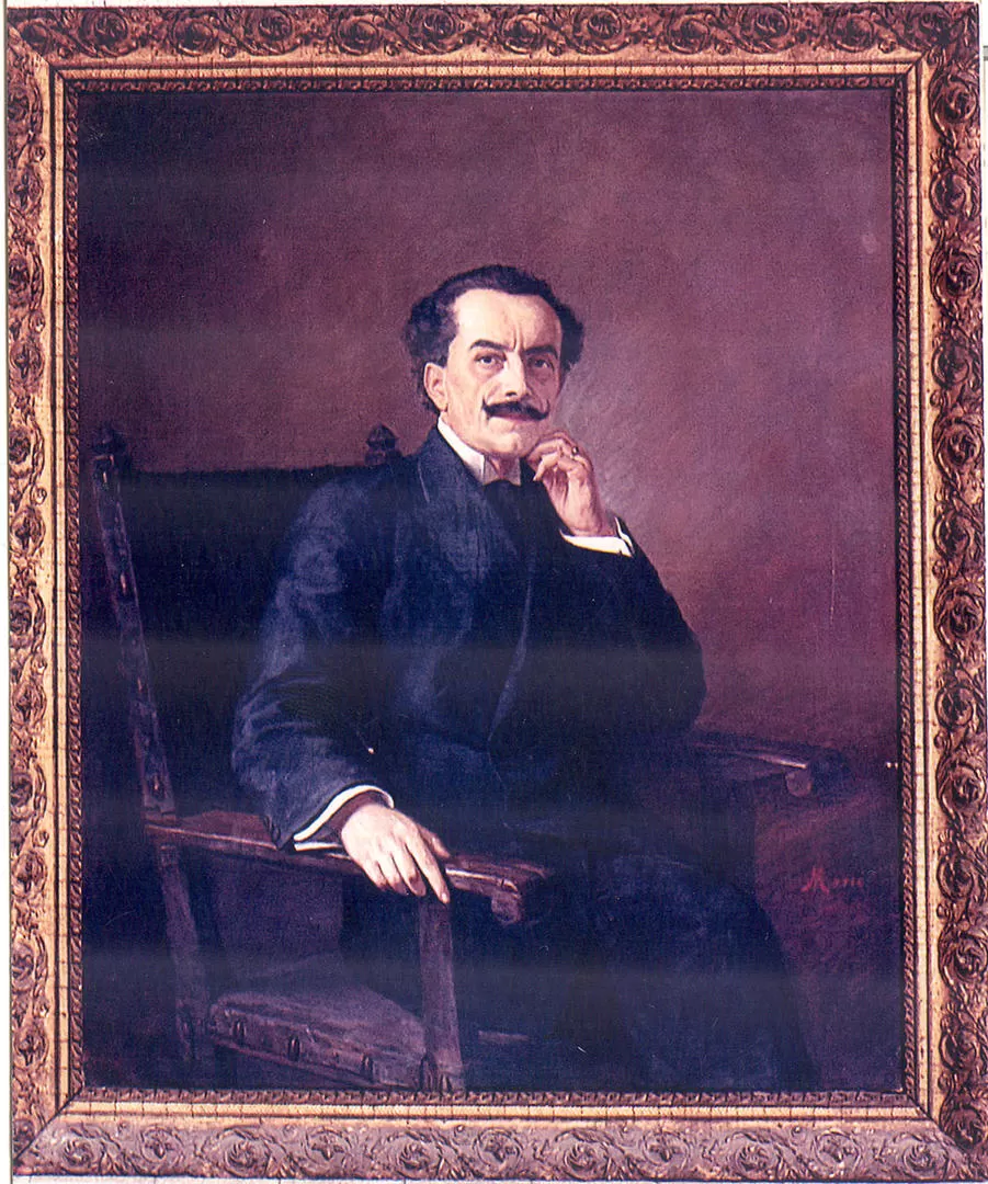 RICARDO JAIMES FREYRE. El óleo pintado por Honorio Mossi retrató al poeta en sus años tucumanos, que recordaría siempre como los más felices.