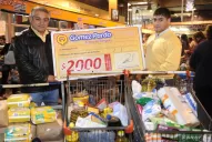 Compró alimentos y productos de limpieza en Gómez Pardo