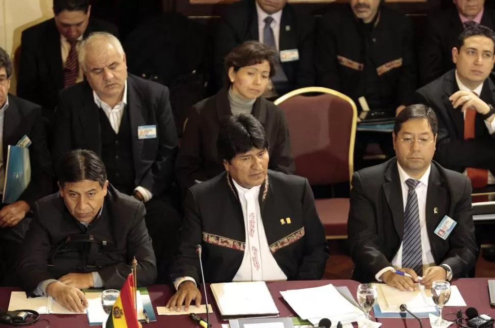 FIRMEZA PRESIDENCIAL. Morales volvió a criticar a Estados Unidos. REUTERS