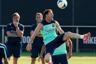 Messi y Barcelona volvieron a los entrenamientos