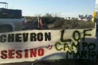 Pobladores mapuches ocuparon dos pozos del área de Vaca Muerta