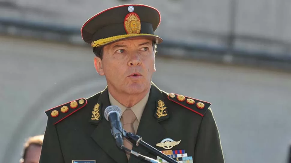 EN EL OJO DE LA TORMENTA. La oposición cuestiona la designación de Milani al frente del Ejército. FOTO EJERCITO ARGENTINO