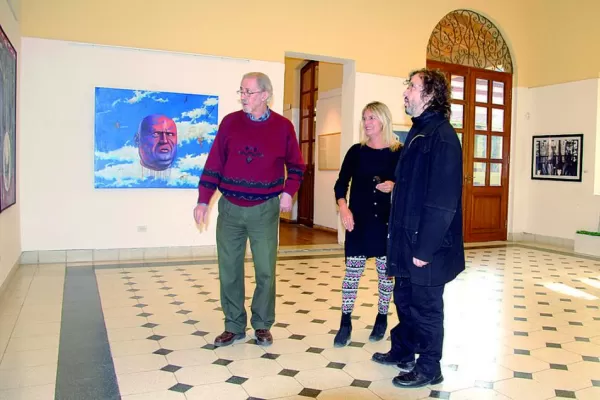 Roberto Koch ganó el primer premio del salón de arte