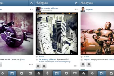 ¿Los superhéroes llegan a Instagram?