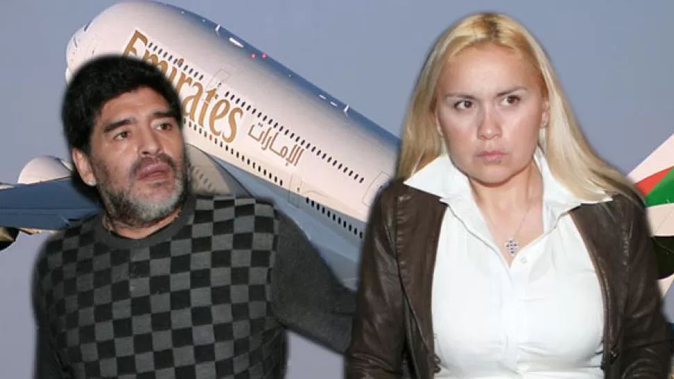 A DUBAI. Desde hace varios días se venía hablando sobre la reconciliación entre Maradona y Verónica Ojeda. FOTO TOMADA DE RATINGCERO.COM