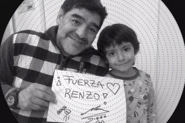 Maradona le dedicó un mensaje a Renzo