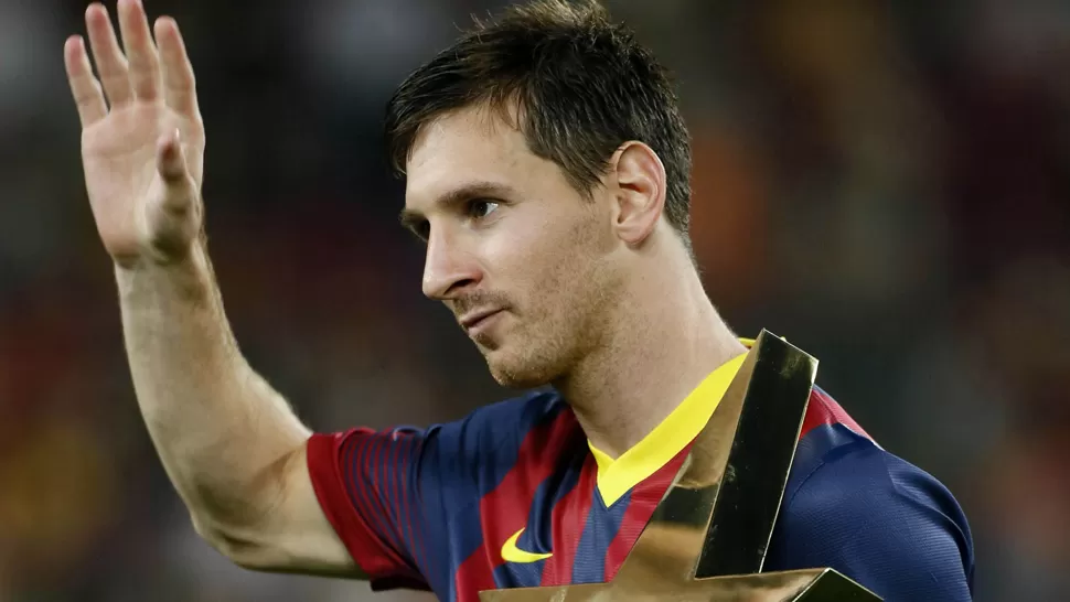 ASTRO. Messi siempre acapara todas las miradas. FOTO REUTERS
