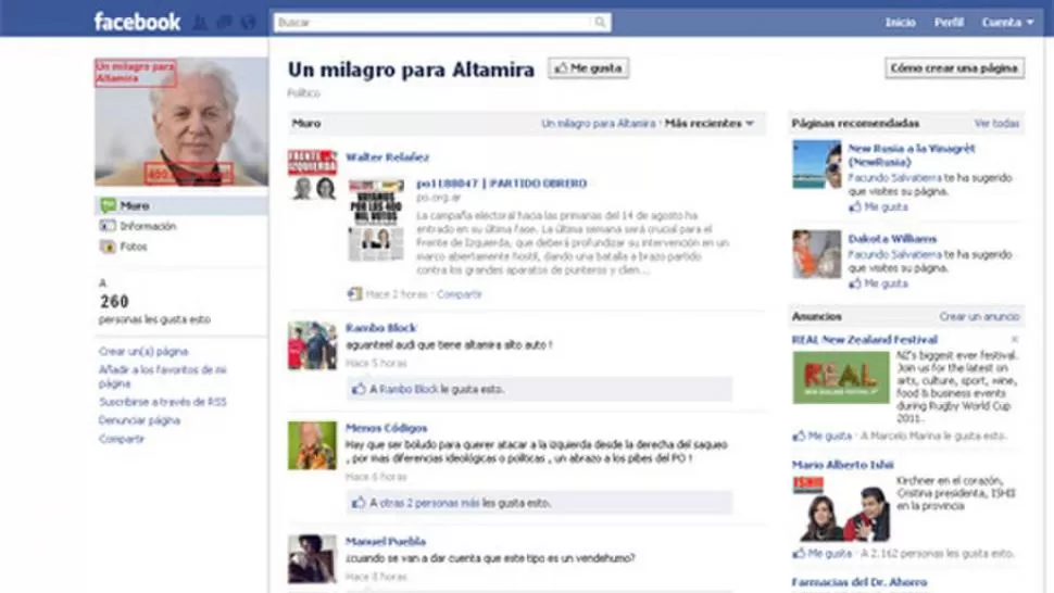 EN 2011. Altamira superó las PASO gracias a una ingeniosa campaña.  