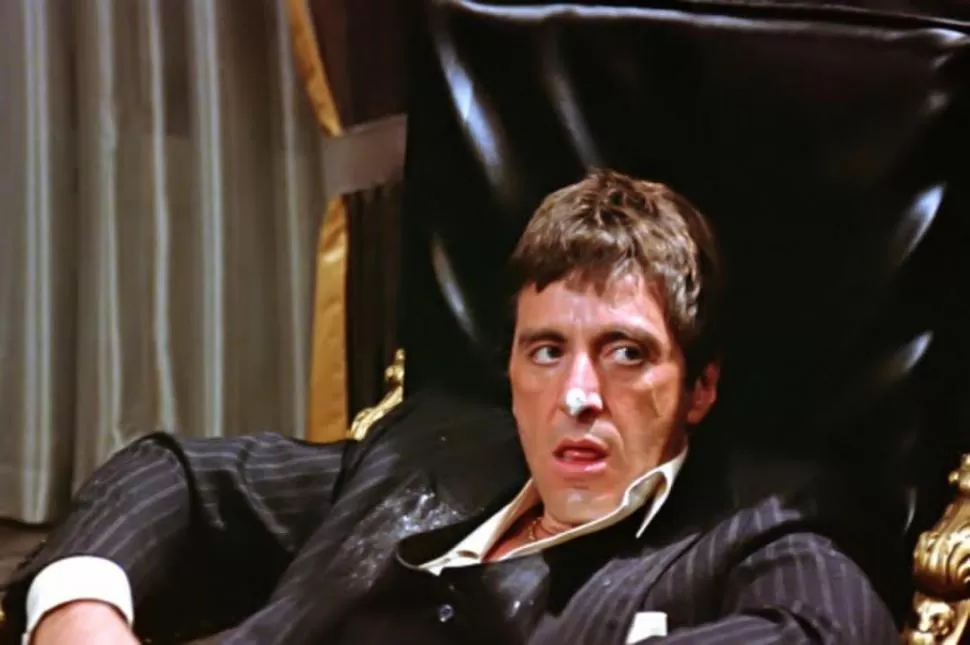 TONY MONTANA. El protagónico de Al Pacino, en Caracortada 1983.