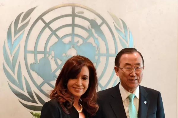 Cristina cuestionó la eficacia de la ONU