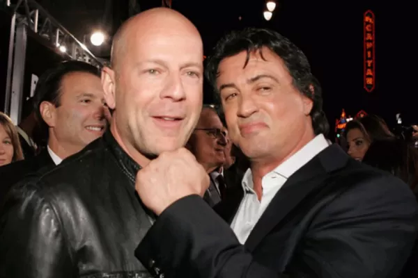 Stallone echó a Bruce Willis de su película por vago