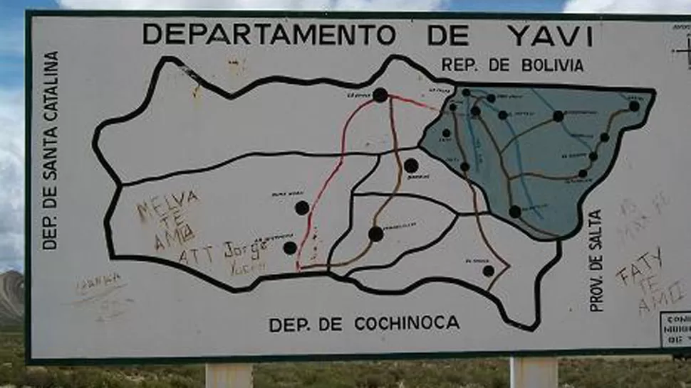 AL NORTE. La localidad de El Cóndor queda en el departamento de Yavi, a menos de 100 kilometros de la capital de Jujuy. 