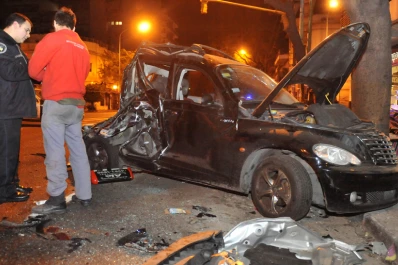 Chocó a 150 km/h y mató al chofer de un taxi