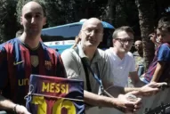 Messi se unió a la Selección en el Vaticano