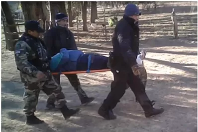 Un endurista fue rescatado por su esposa y la Policía