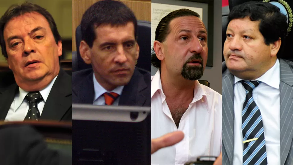 REFERENTES. Manuel Fernández; Gerónimo Vargas Aignasse; Fernando Juri; y José Orellana.