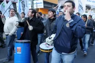 La city sintió el impacto del paro bancario