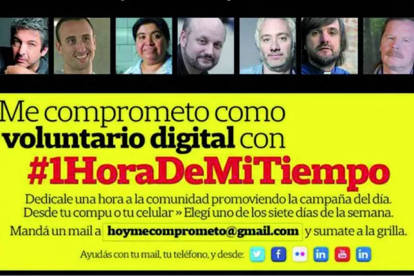 Red solidaria te pide una hora de pantalla