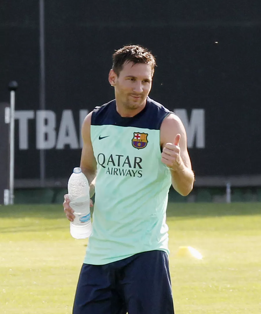 ¿JUEGA? Lionel Messi se recuperó de los problemas físicos. 