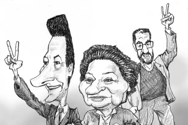 No fueron tres, sino dos los electos del FE