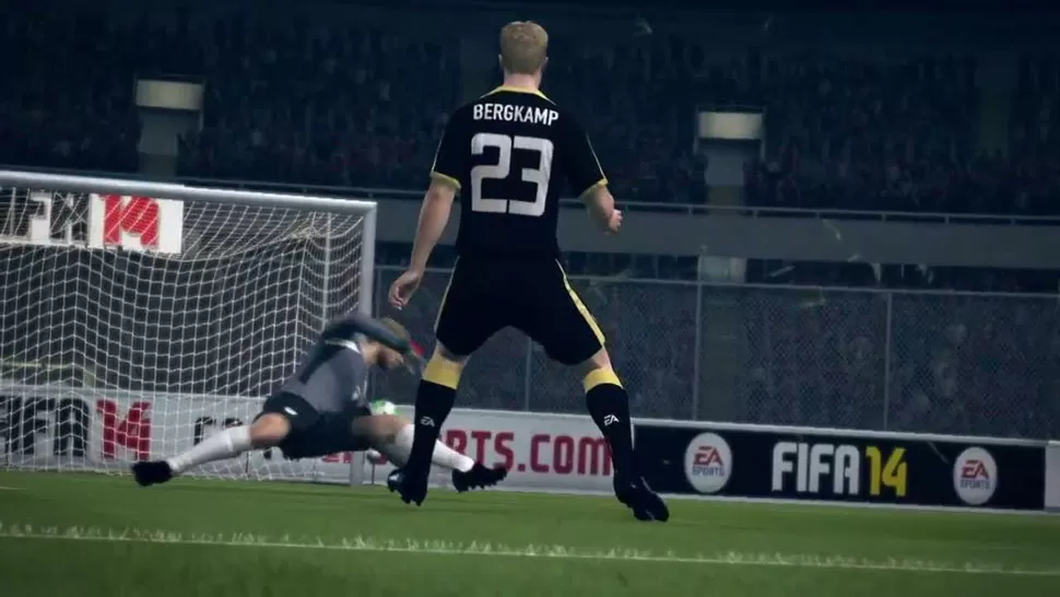 NOVEDOSO. FIFA14 tendrá una modalidad de juego con grandes leyendas del deporte. CAPTURA DE VIDEO