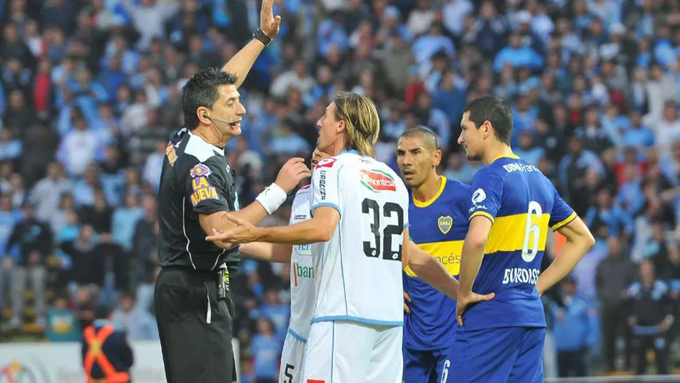 CUESTIONADO. Maglio tuvo una mala tarde en el partido Belgrano-Boca. FOTO TOMADA DE DIAADIA.COM.AR