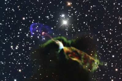 Fotografiaron el nacimiento de una estrella