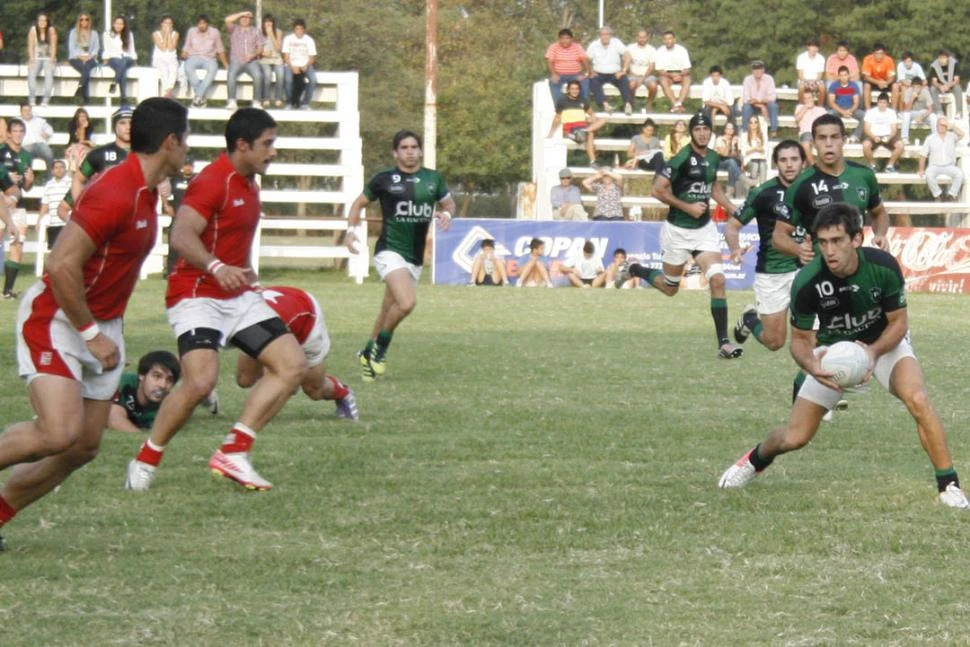 LA FIGURA. Jorge Domínguez, de Tucumán Rugby. 