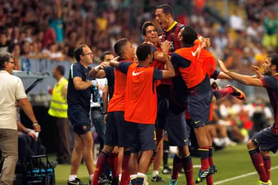 Sin brillar y sin Messi, Barcelona le ganó a Málaga