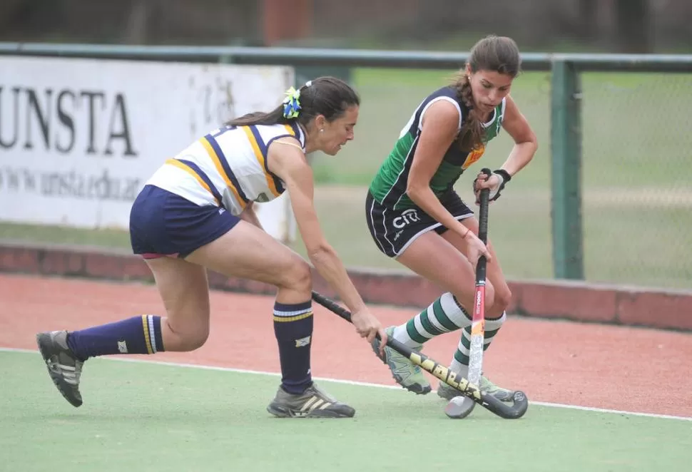 LA FIGURA. Josefina Muntaner marcó el gol del triunfo a ocho minutos del final. 