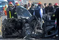 Cuatro personas murieron en un violento accidente en la zona de Ticucho