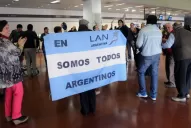 Empleados de LAN en Tucumán se plegaron a la protesta