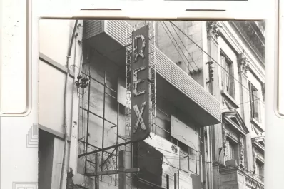 Cine Rex: la sala del centro más angosta y concurrida