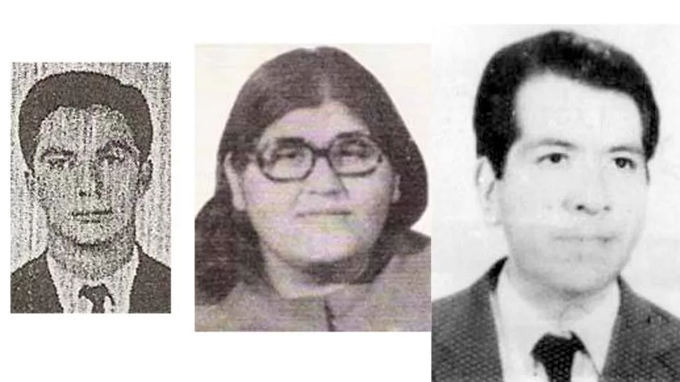 RECUPERADOS. Los restos de los tres desaparecidos fueron analizados por el EAAF. 
