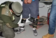 Detuvieron a dos mulas con 4 kilos de cocaína