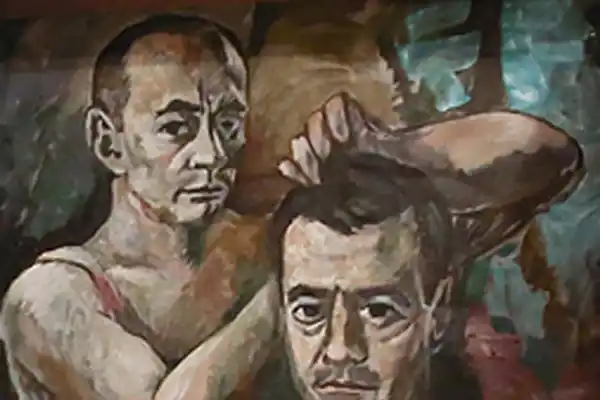 Pintó al presidente de Rusia en ropa interior femenina y tuvo que pedir asilo en Francia