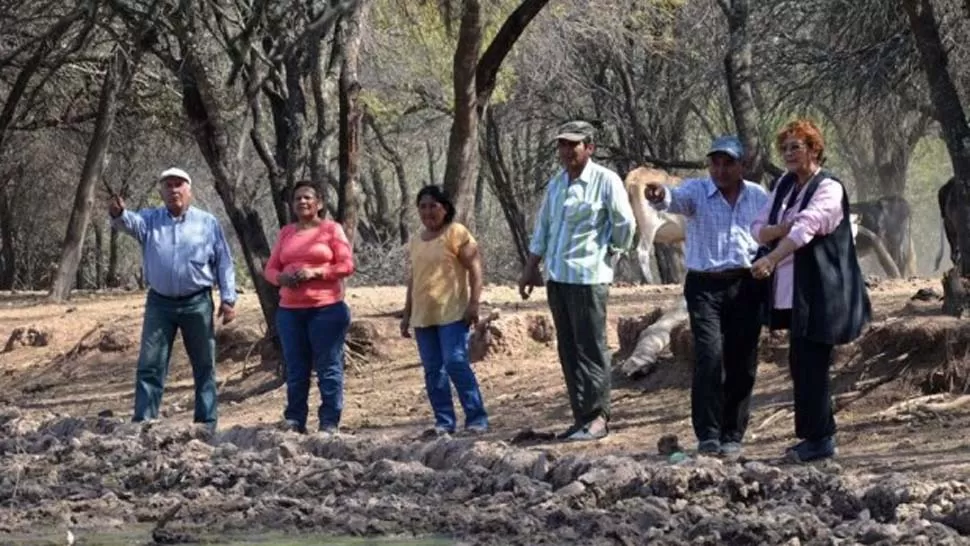 DESESPERACIÓN. Los campesinos del norte de Salta piden ayuda para enfrentar la sequía. FOTO TOMADA DE ELTRIBUNO.COM

