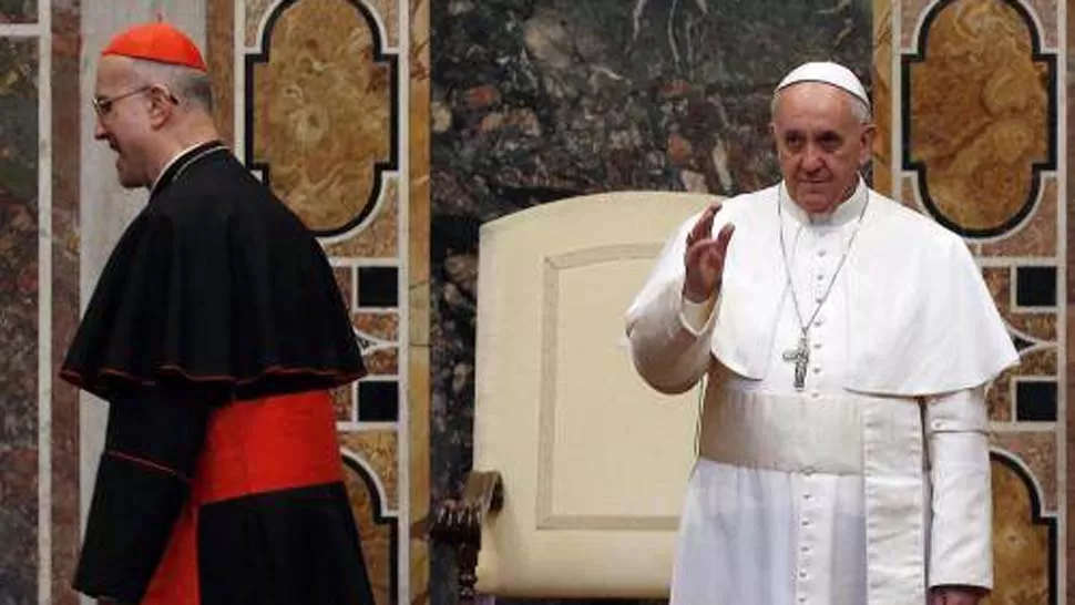 ADIOS. Bertone fue, desde 2006, el número dos del Vaticano. REUTERS
