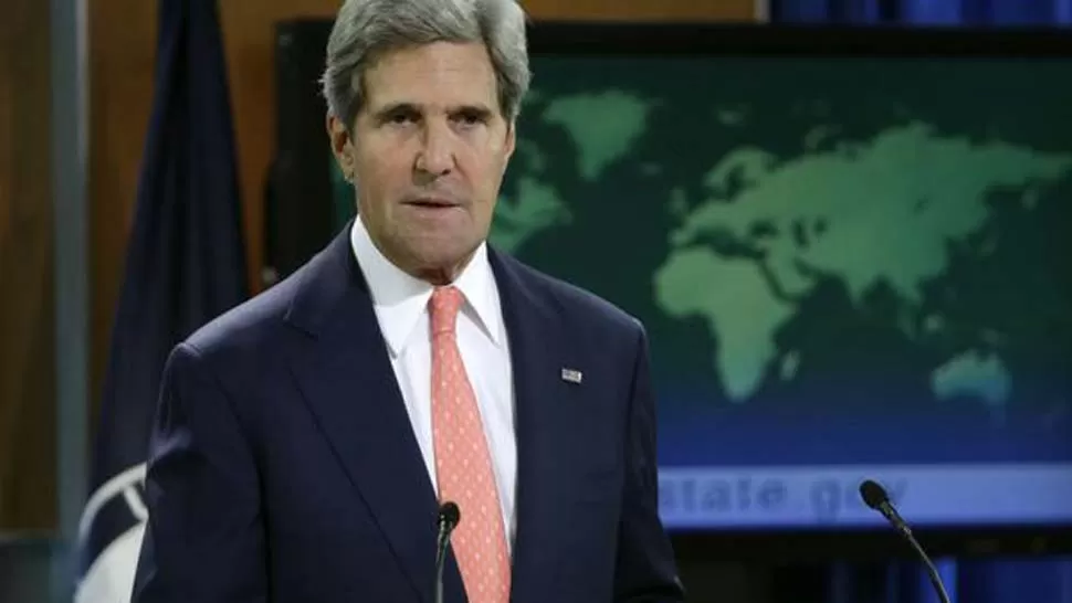 AMENAZAS. Kerry dijo que actuarán pese a lo que diga la ONU. REUTERS