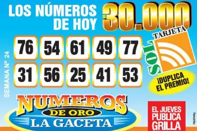 Los Números de Oro de LA GACETA