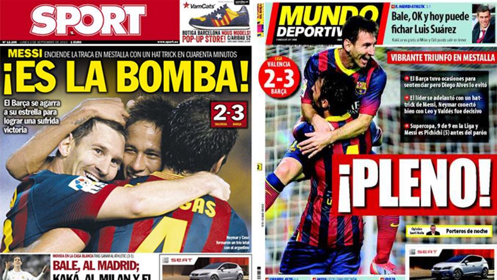 La prensa española llenó de elogios a Messi LA GACETA Tucumán