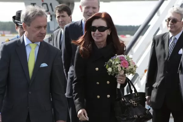 Cristina Fernández ya se encuentra en Rusia para la Cumbre del G20