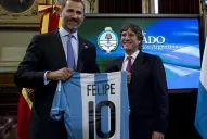 Boudou recibió al príncipe de Asturias