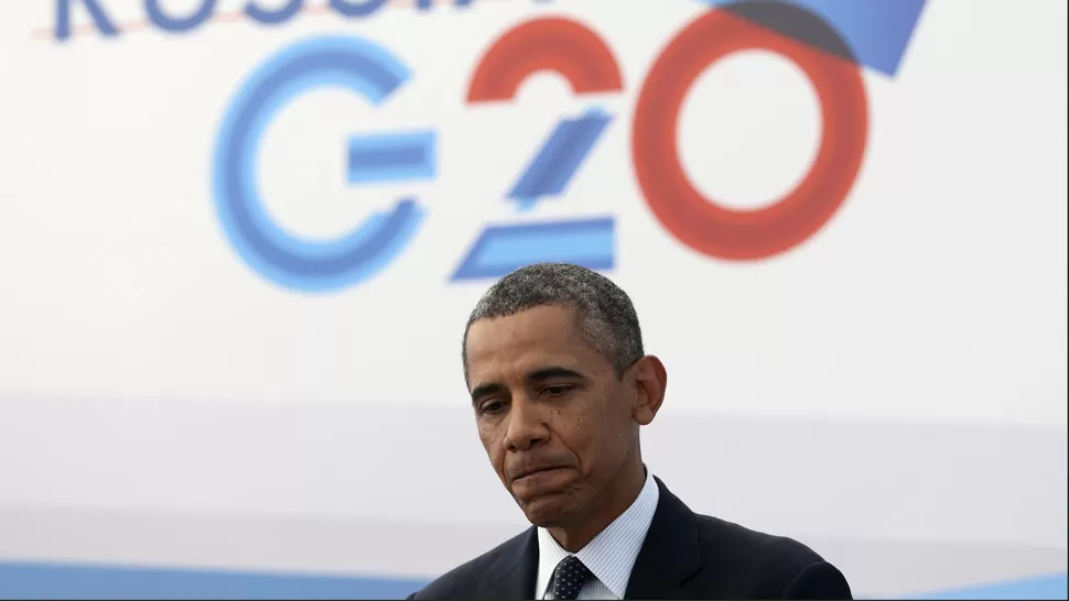 AL FINAL. Obama dio una conferencia de prensa, al término de la reunión del G-20. REUTERS