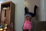 Se filmó haciendo un perreo y casi provoca un incendio