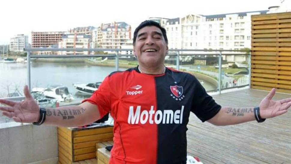 INCONSISTENTE. Maradona dejó de ser de Boca, al menos por ahora. FOTO TOMADA DE NEWELLSOLDBOYS.COM.AR