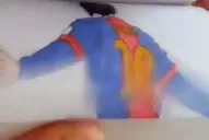 Messi la rompe hasta en los dibujitos